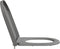 vidaXL - Snelle - Ontgrendel - Toiletbril - met - Soft - Close - Duroplast - Grijs