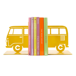 Balvi boekensteun gele bus set van 2