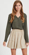 VILA VILUCY LS SHIRT - Doorknoop blouse - Losvallend - XL