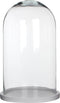 Mica Decorations Hella Glazen Stolp - H38 x Ø23 cm - Transparant, Wit