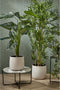 Mica Decorations Floyd Bloempot - H30 x Ø32 cm - Wit
