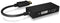 Icy Box IB-AC1031 - DisplayPort Adapter - 3-in-1 DVI HDMI VGA - Zwart