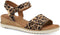 Tamaris Essentials - Sandalen met hak - Klittenbandsluiting - Leopard - Maat 38