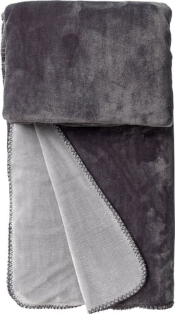 Dutch Decor - FELIEN - Plaid Micro Chip 150x200 cm - grijs - Deken
