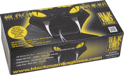 Black Mamba Black Nitrile Disposable Glove (100pcs) - Black - Medium