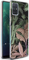 iMoshion Hoesje Geschikt voor Samsung Galaxy A71 Hoesje Siliconen - iMoshion Design hoesje - Groen / Roze / Dark Jungle