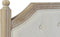 Nachtkastje - bed header linen rubberwood 160x6x120 beige - beige