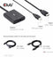 Club 3D CAC-1335 - HDMI + Micro USB naar DisplayPort™ Adapter - 4K120Hz of 8K30Hz - Zwart
