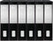 Rexel Dox - Ordner A4 - Vernikkeld ringbandmechanisme en papierklem - Zwart