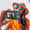 DENVER DCA4811Black - Compact camera - FullHD - 48MP - Foto & video - Digitale Camera Zwart