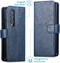 iMoshion Hoesje Geschikt voor Samsung Galaxy Z Fold 3 Hoesje Met Pasjeshouder - iMoshion Luxe Bookcase - Blauw