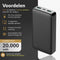 Surge Powerbank 20.000mAh - 22.5W Quick Charge 4.0 - 3 apparaten tegelijk opladen - Zwart - 14,5 x 6