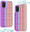 iMoshion Hoesje Geschikt voor Samsung Galaxy A02s Hoesje Siliconen - iMoshion Pop It Fidget Toy - Pop It hoesje - Multicolor