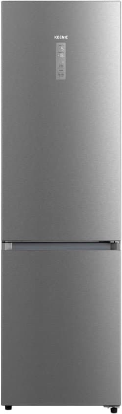 Koenic KFK 611 B NF IN - Koel-vriescombinatie - 256 liter koelruimte - 122 liter vriesruimte - Roestvrijstaal