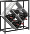 vidaXL - wijnrek - Grijs - Sonoma - 51x18x52,5 - cm - Houtmateriaal
