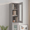 vidaXL - Wandkast - 34,5x34x90 - cm - betongrijs
