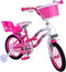 Volare Lovely Kinderfiets - Meisjes - 14 inch - Roze Wit