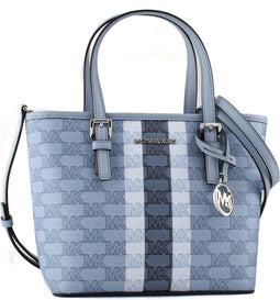 Handtas Dames Michael Kors 35F3STVT0I-PALE-BLUE Blauw 22 x 18 x 10 cm