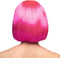 Boland - Pruik Bobline - Synthetisch haar - Hard roze