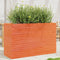 vidaXL - Plantenbak - 110x40x68,5 - cm - massief - grenenhout - wasbruin