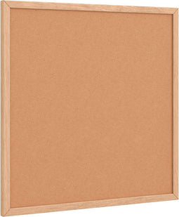 vidaXL - Kurkbord - met - massief - grenenhouten - frame - 40x40 - cm