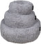 District 70 FUZZ - Hondenmand Zacht Pluche - Donutvorm - Lichtgrijs - Ø 80 cm (L)
