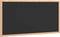 vidaXL - Krijtbord - met - massief - grenenhouten - frame - 60x30 - cm - zwart