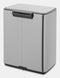 Brabantia Bo Pedaalemmer - 12 liter - Soft-close - Matt Steel Fingerprint Proof