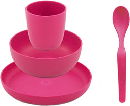 Servies Geschenkset Bioplastic - Roze - Roze