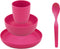 Servies Geschenkset Bioplastic - Roze - Roze