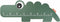 Done by Deer Groeimeter - Croco Green
