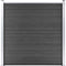 vidaXL - Schuttingpanelenset - 699x186 - cm - HKC - zwart