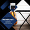Finesse FKS1 - Keyboard standaard - Verstelbaar - Stalen frame - Antislip