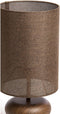 Light & Living Tafellamp Danialo - Bruin - Ø22cm - Modern