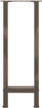 vidaXL - Salontafelpoten - 2 - st - 28x(72-73) - cm - staal - naturel