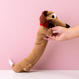 Bitten Design Teckel Warmtekussen - Teckel - warmteknuffel - magnetronknuffel Kersenpitkussen
