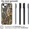 imoshion Hoesje Geschikt voor iPhone 14 Hoesje Siliconen - imoshion Design hoesje - Goud / Golden Leaves