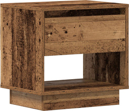 vidaXL - Nachtkastje - Oud - Hout - 45x34x44 - cm - Engineered - Wood