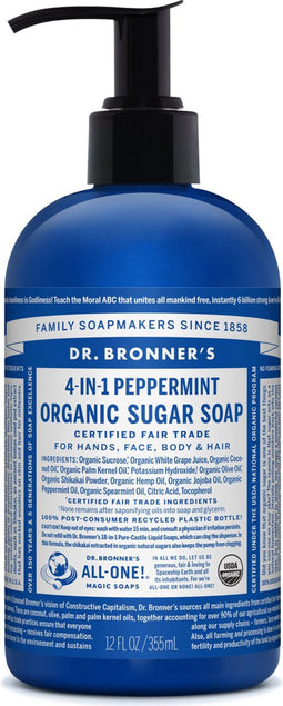 Dr. Bronner Shikakai soap Spearmint Peppermint