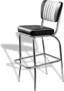 Bel Air Retro Barkruk BS-40 Zwart