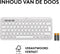 Logitech Pebble Keys 2 K380s - Draadloos Toetsenbord - Bluetooth - Tonal White