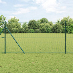 vidaXL - Hexagon - Tuinhek - Groen - 1,2x100 - m - Staal