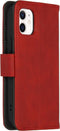 iMoshion Hoesje Geschikt voor iPhone 12 Mini Hoesje Met Pasjeshouder - iMoshion Luxe Bookcase - Rood