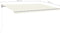 vidaXL - Luifel - automatisch - met - LED - en - windsensor - 500x300 - cm - crèmekleur