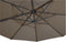Outdoor Living - Zweefparasol VirgoFlex taupe Ø3,5mtr