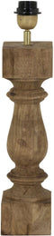 Light & Living Lampvoet CUMANI - hout weather barn - L