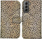 iMoshion Hoesje Geschikt voor Samsung Galaxy S21 Hoesje Met Pasjeshouder - iMoshion Design Softcase Bookcase - Goud / Zwart / Allover de luxe