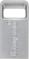 Kingston DataTraveler Micro 3.2 Gen 1 - USB-stick 64GB 200MB/s - Zilver