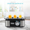 GoodForce Automatische Eierkoker - 6 Eieren - Timer - Alarm - RVS - Vaatwasserbestendig