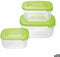 Set Lunchboxen Tontarelli Family Vierkant 3 Onderdelen (20 Stuks)